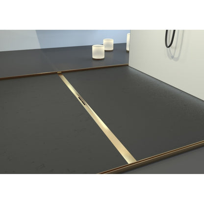 Rigola dus Kessel Linearis Infinity 90 completa 80 cm, cupru