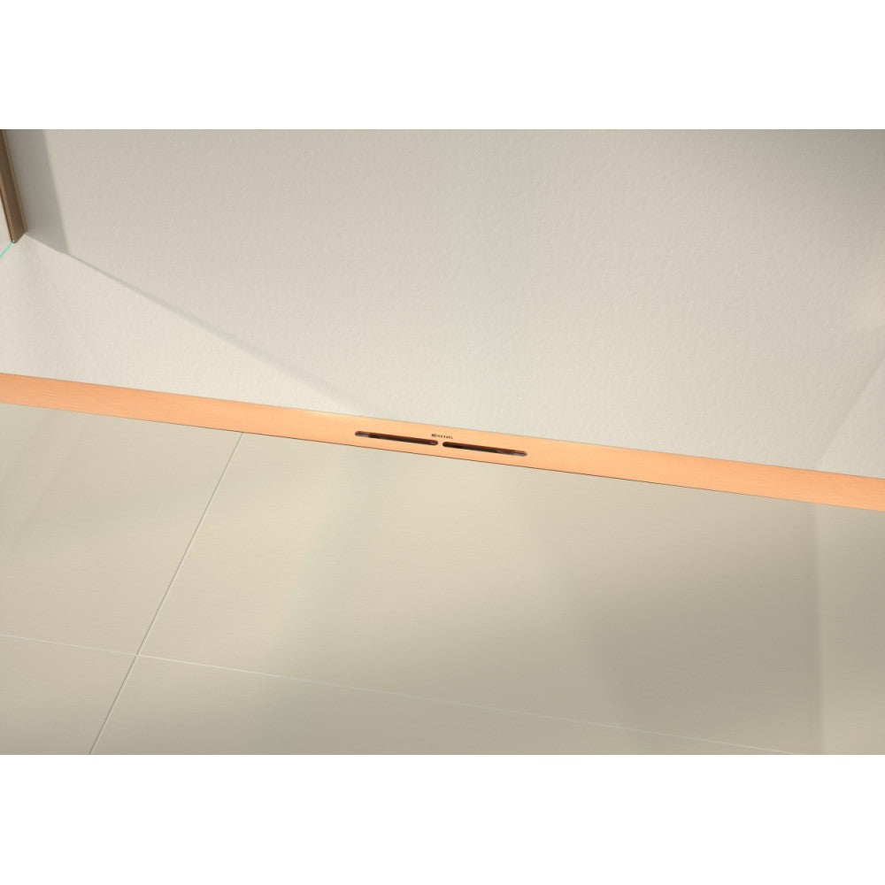 Rigola dus Kessel Linearis Infinity 90 completa 120 cm, bronz