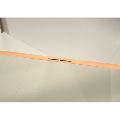 Rigola dus Kessel Linearis Infinity 90 completa 120 cm, bronz