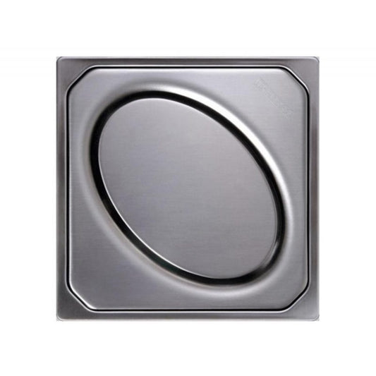 Piesa superioara si capac din inox pentru corp sifon Kessel Oval System 100 , fara cheie
