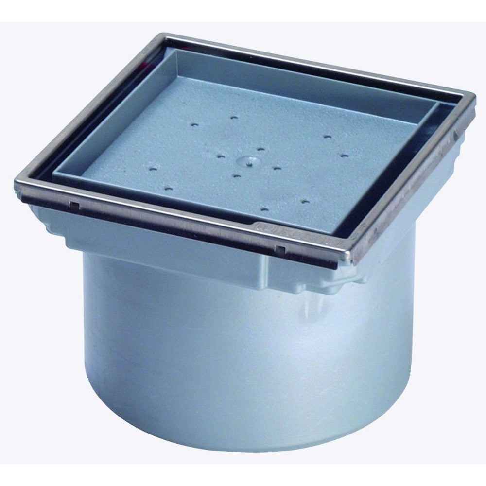 Piesa superioara Kessel faiantabila Ø11 cm, rama inox