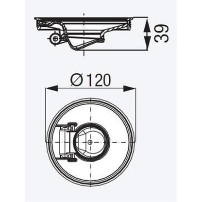 Clapeta multistop Kessel System 125