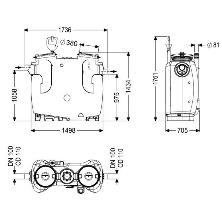 Separator de grasimi Kesel EasyClean free NS2