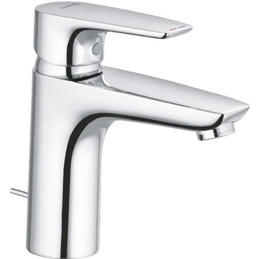 Baterie lavoar Kludi Pure&Solid, H16 cm, ventil pop-up metalic
