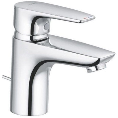 Baterie chiuveta baie Kludi Pure&Solid, H13 cm, ventil pop-up metalic