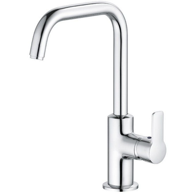Baterie chiuveta baie inalta Kludi Pure&Easy, pipa pivotanta H28 cm, fara ventil