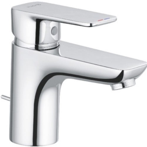 Baterie lavoar Kludi Pure&Style, H13 cm, ventil pop-up metalic