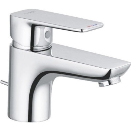 Baterie lavoar Kludi Pure&Style, H12 cm, ventil pop-up metalic