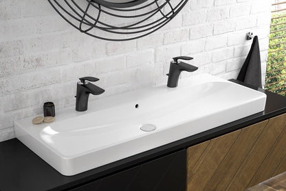 Baterie chiuveta baie neagra mat Kludi Balance, cu ventil pop-up
