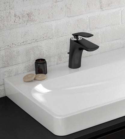 Baterie chiuveta baie neagra mat Kludi Balance, cu ventil pop-up