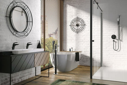 Baterie chiuveta baie neagra mat Kludi Balance, cu ventil pop-up