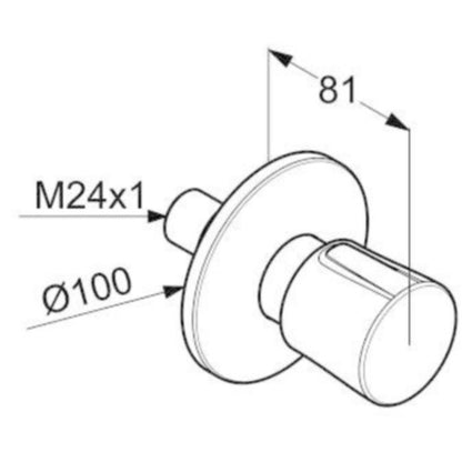 Kludi Balance Robinet incastrat