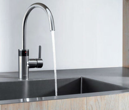 Kludi E-GO Baterie chiuveta bucatarie electronica monocomanda, alimentata la 220V