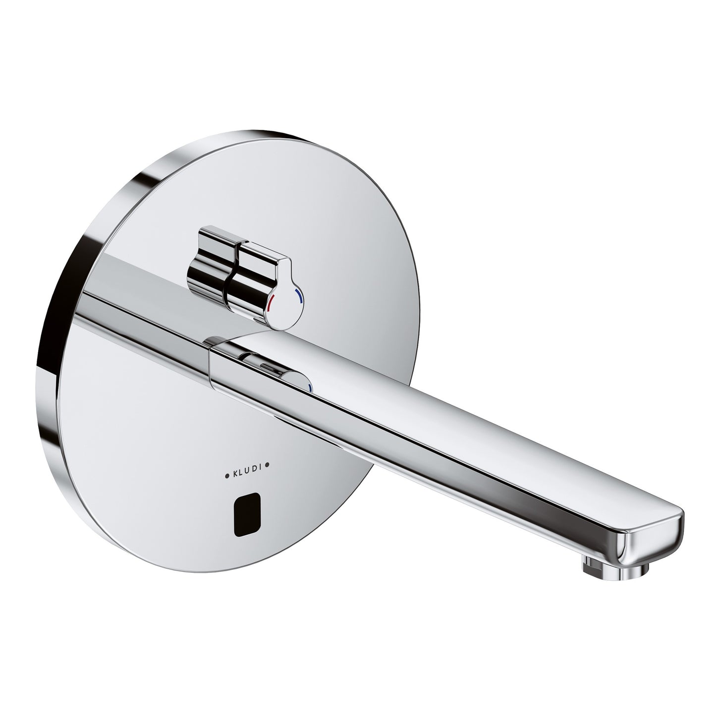Kludi Zenta-E Baterie lavoar electronica cu ornament rotund si mixare apa, 24 cm