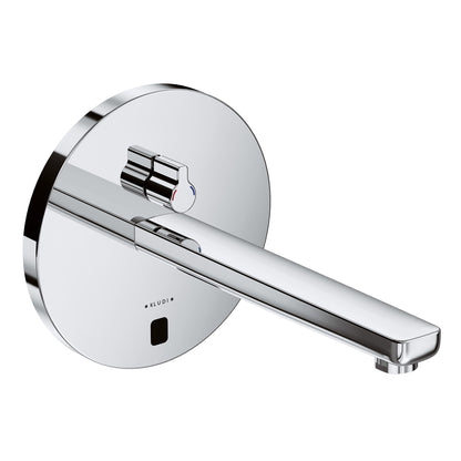 Kludi Zenta-E Baterie lavoar electronica cu ornament rotund si mixare apa, 24 cm