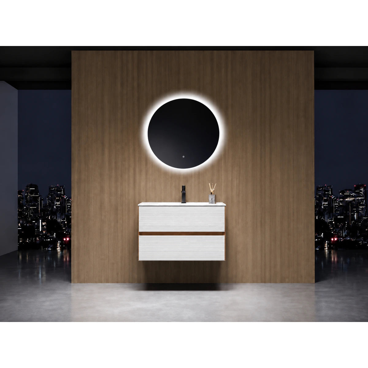 KUMA Bella 80 alb-wood lucios - ambient