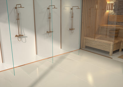 Rigola dus Kessel Linearis Infinity 90 completa 120 cm, bronz