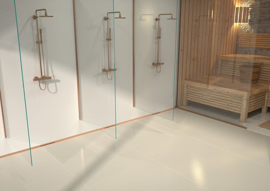 Rigola dus Kessel Linearis Infinity 90 completa 120 cm, bronz