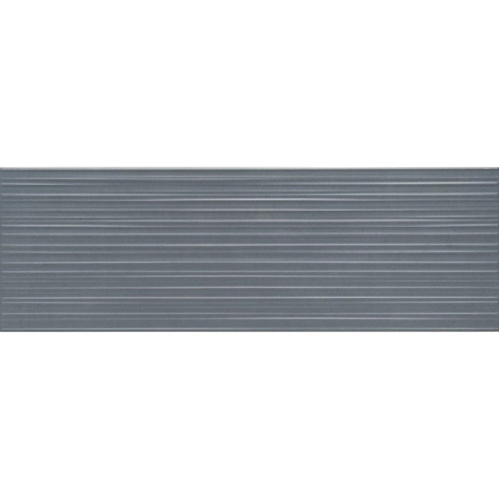 Faianta baie / bucatarie albastra 25x76 cm, Marazzi Chalk Avio Struttura Fiber 3D