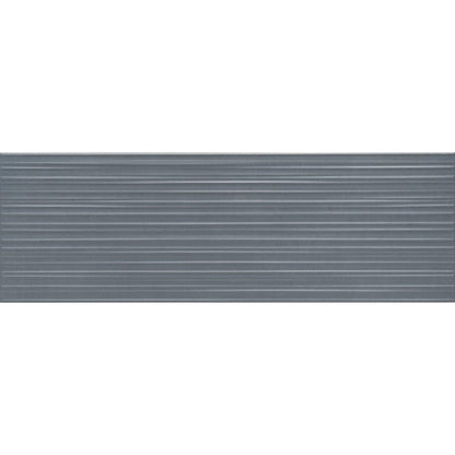 Faianta baie / bucatarie albastra 25x76 cm, Marazzi Chalk Avio Struttura Fiber 3D