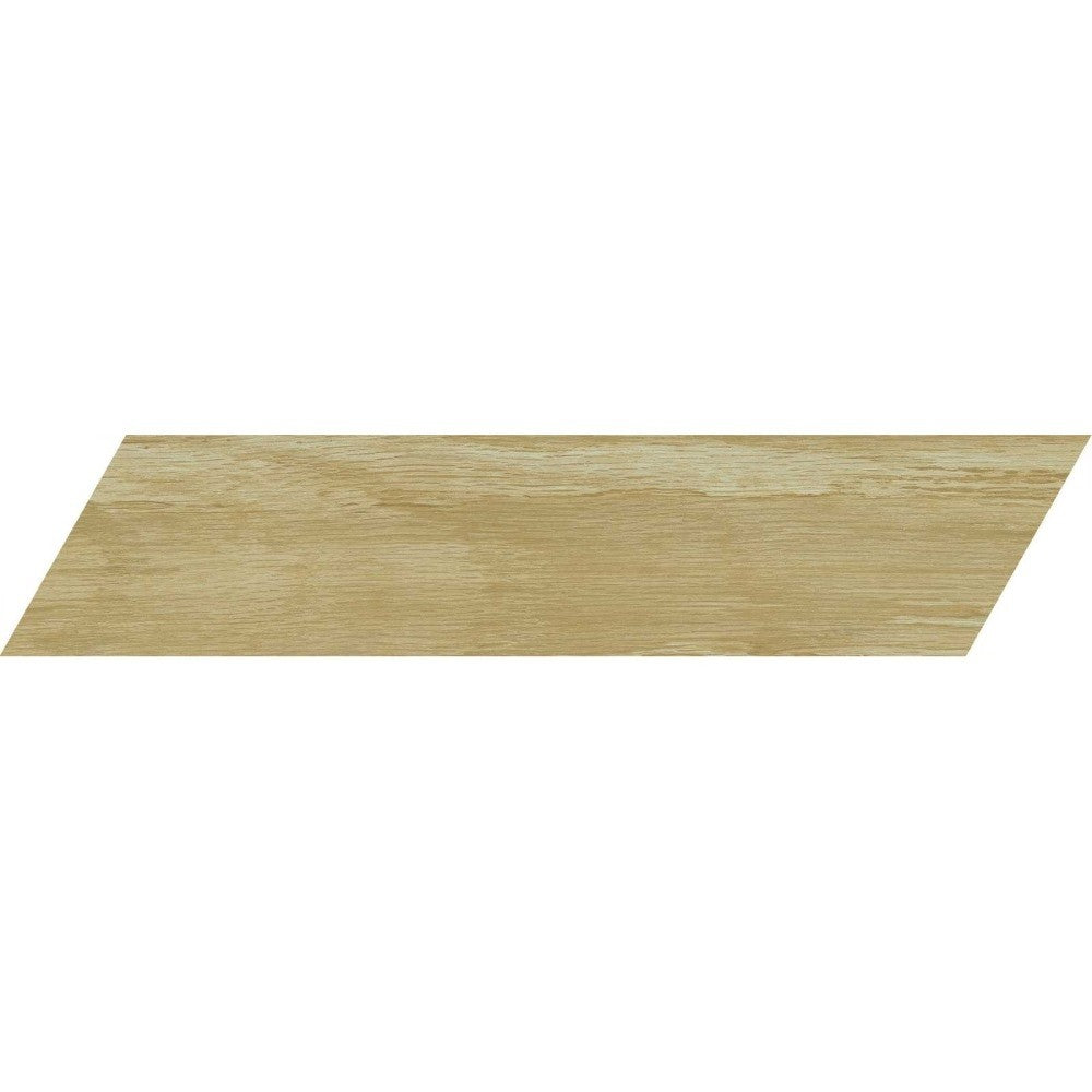 Gresie exterior / interior portelanata crem 11x54 cm, Marazzi Treverksoul Neutral Chevron