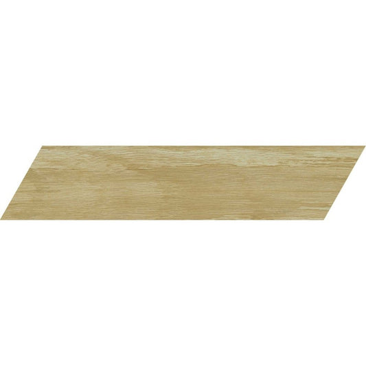Gresie exterior / interior portelanata crem 11x54 cm, Marazzi Treverksoul Neutral Chevron