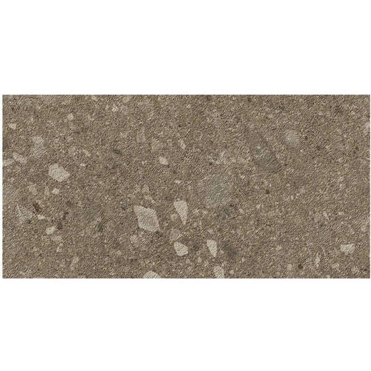 Gresie exterior portelanata rectificata bej 30x60 cm, Marazzi Mystone Ceppo di Gre Beige Strutturato