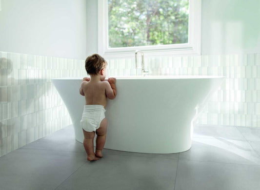 Faianta baie / bucatarie rectificata alba 30x90 cm, Marazzi Pure White Lux Struttura Code 3D