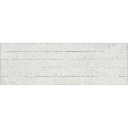 Faianta baie / bucatarie rectificata alba 30x90 cm, Marazzi Work White Struttura Mold 3D
