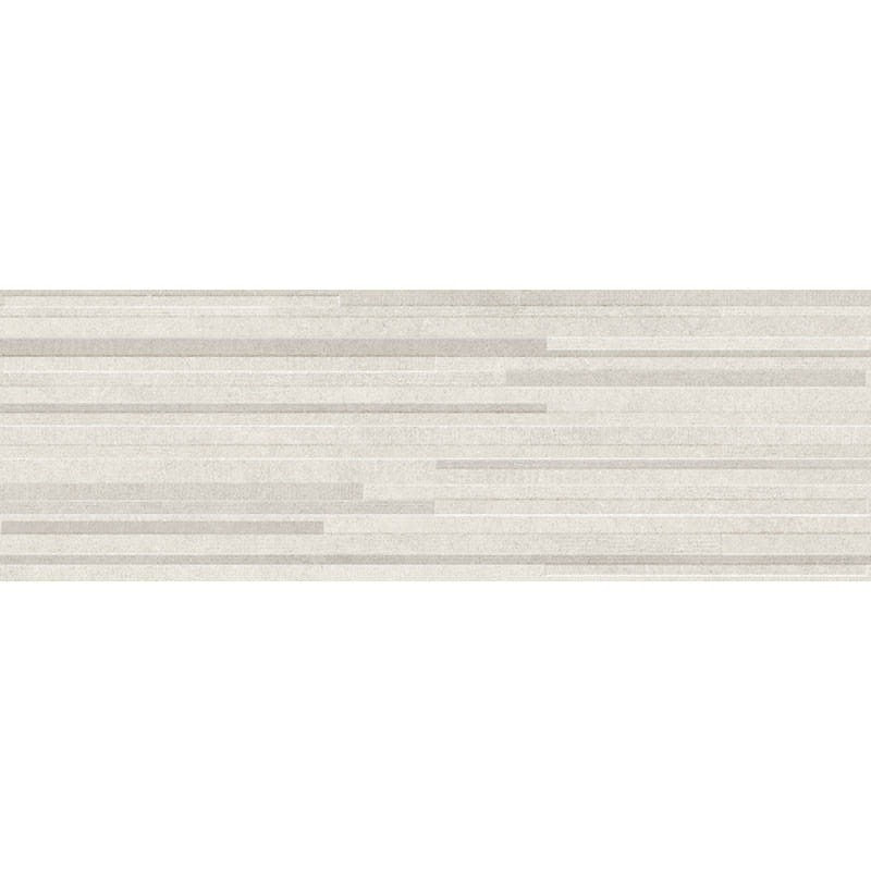 Faianta baie / bucatarie rectificata alba 30x90 cm, Marazzi Dover White Struttura Block