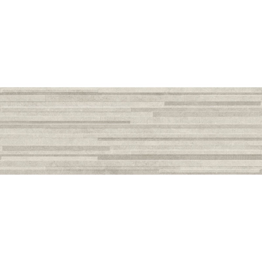 Faianta baie / bucatarie rectificata gri 30x90 cm, Marazzi Dover Grey Struttura Block