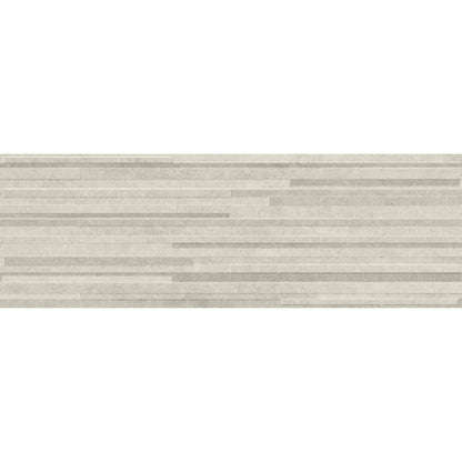 Faianta baie / bucatarie rectificata gri 30x90 cm, Marazzi Dover Grey Struttura Block