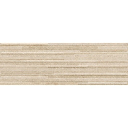 Faianta baie / bucatarie rectificata bej 30x90 cm, Marazzi Dover Beige Struttura Block