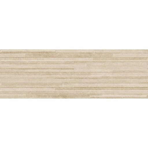 Faianta baie / bucatarie rectificata bej 30x90 cm, Marazzi Dover Beige Struttura Block