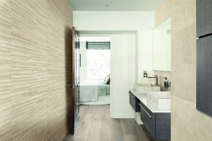Faianta baie / bucatarie rectificata bej 30x90 cm, Marazzi Dover Beige Struttura Block