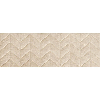 Faianta baie / bucatarie rectificata bej 30x90 cm, Marazzi Dover Beige Struttura Spike