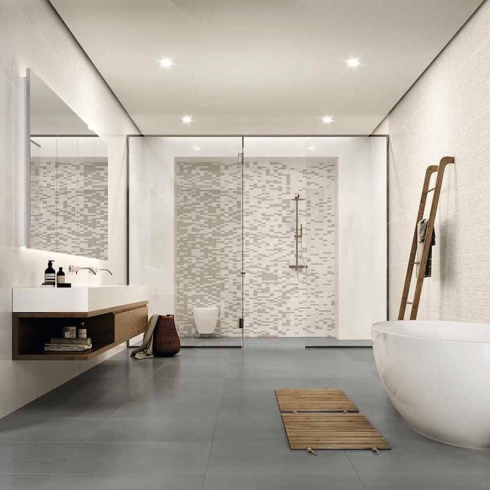Faianta baie / bucatarie rectificata alba 60x180 cm, Marazzi Alchimia White