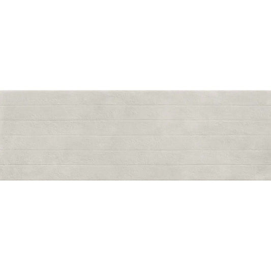 Faianta baie / bucatarie rectificata gri 60x180 cm, Marazzi Alchimia Grey Struttura Wabi 3D