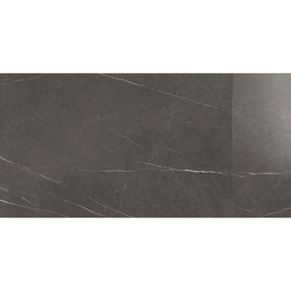 Gresie exterior / interior portelanata rectificata gri 75x150 cm, Marazzi Allmarble Imperiale Lux