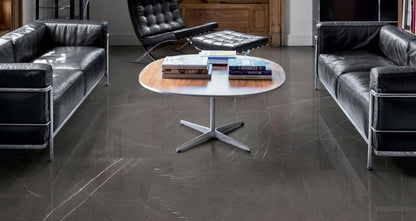 Gresie exterior / interior portelanata rectificata gri 60x120 cm, Marazzi Allmarble Imperiale