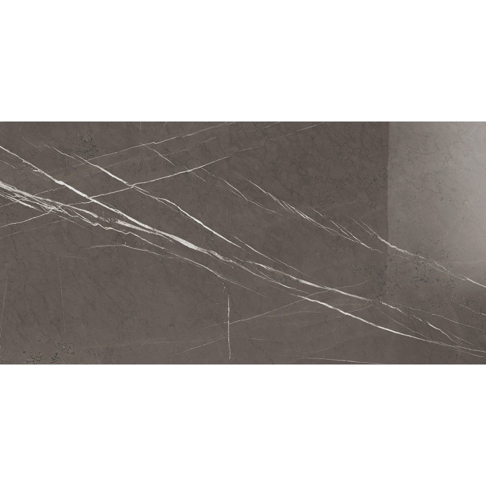 Gresie exterior / interior portelanata rectificata gri 60x120 cm, Marazzi Allmarble Imperiale Lux