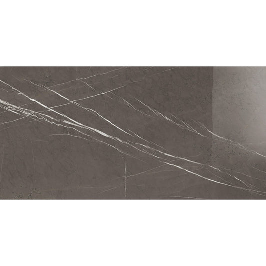 Gresie exterior / interior portelanata rectificata gri 60x120 cm, Marazzi Allmarble Imperiale Lux