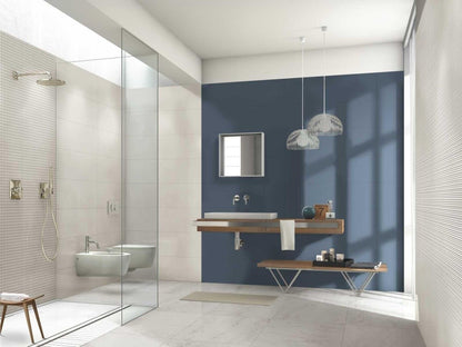 Faianta baie / bucatarie rectificata albastra 30x90 cm, Marazzi Colorplay Blue
