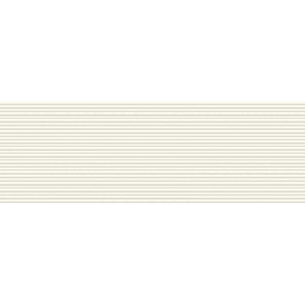 Faianta baie / bucatarie rectificata alba 30x90 cm, Marazzi Colorplay Struttura 3D Mikado White