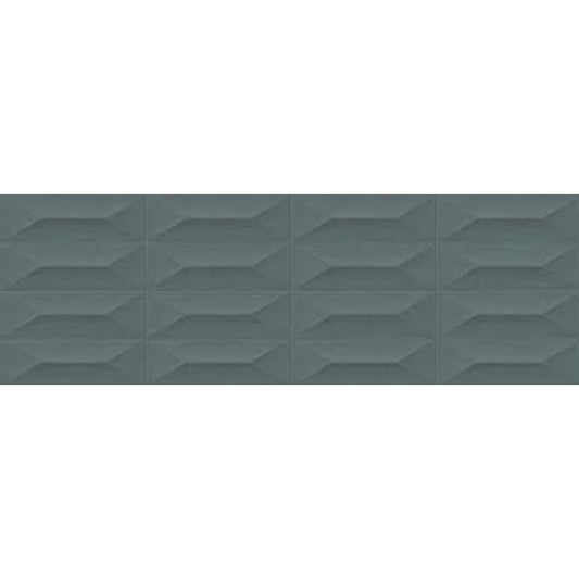 Faianta baie / bucatarie rectificata verde 30x90 cm, Marazzi Colorplay Struttura 3D Cabochon Sage
