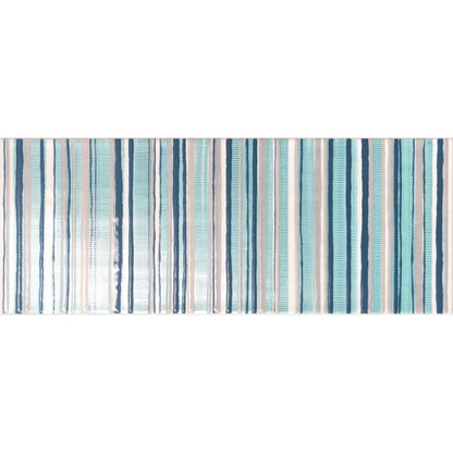 Decor interior albastru 20x50 cm, Marazzi Cloud Lines Shappire