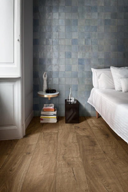 Faianta baie / bucatarie albastra 10x10 cm, Marazzi Zellige Lux Cielo
