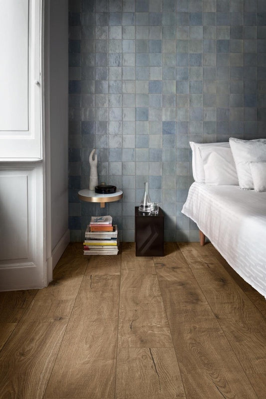 Faianta baie / bucatarie albastra 10x10 cm, Marazzi Zellige Lux Cielo