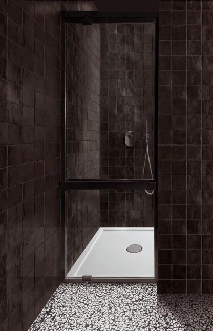 Faianta baie / bucatarie antracit 10x10 cm, Marazzi Zellige Lux Carbone