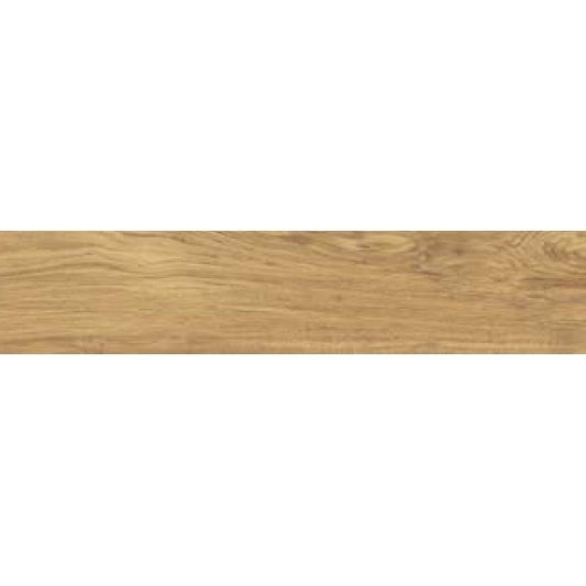 Gresie exterior / interior portelanata rectificata crem 14.5x90 cm, Marazzi Treverklook Honey